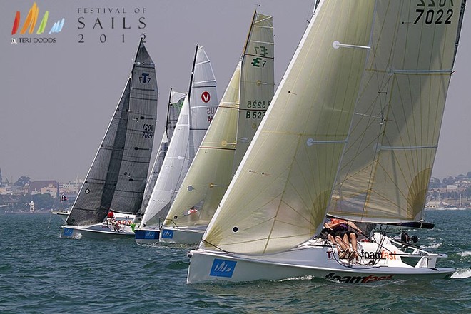 Foam Fast had a good day on the track - Festival of Sail 2013 &copy; Teri Dodds http://www.teridodds.com